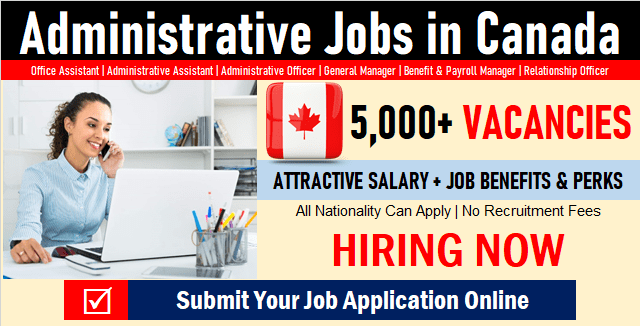 Administrative jobs and ontario
